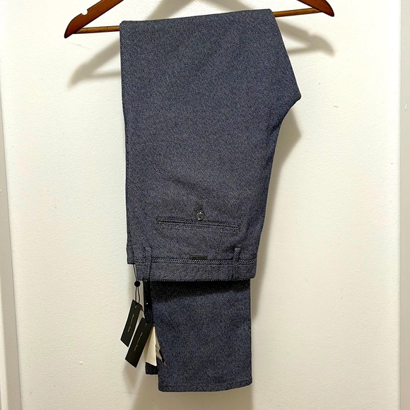 Massimo Dutti Limited Edition Slim Fit Patterned Chinos - Picture 2 of 7